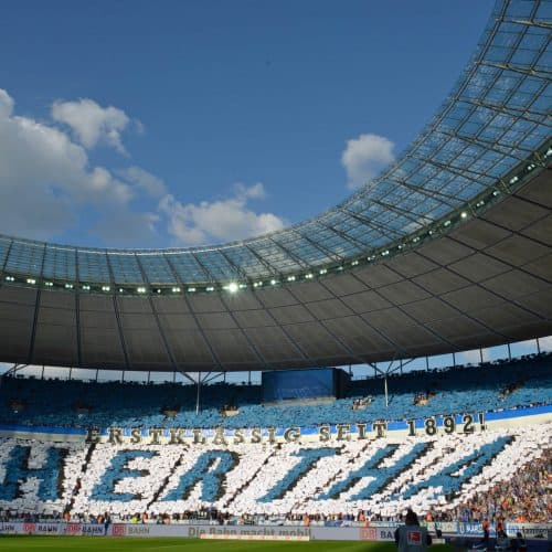 Fodboldrejse Berlin: Hertha Berlin Tifo Olympia Stadion