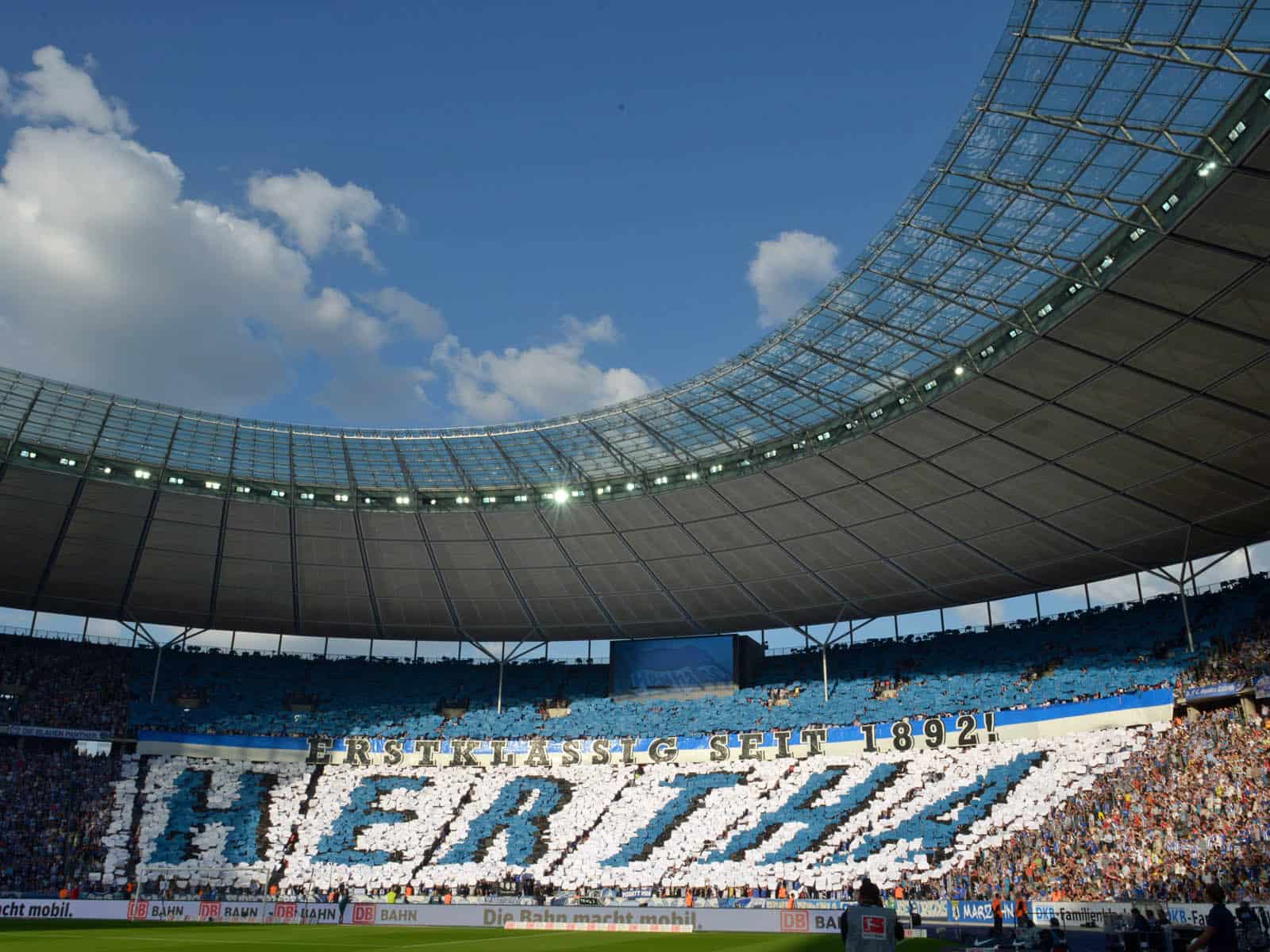 Fodboldrejse Berlin: Hertha Berlin Tifo Olympia Stadion