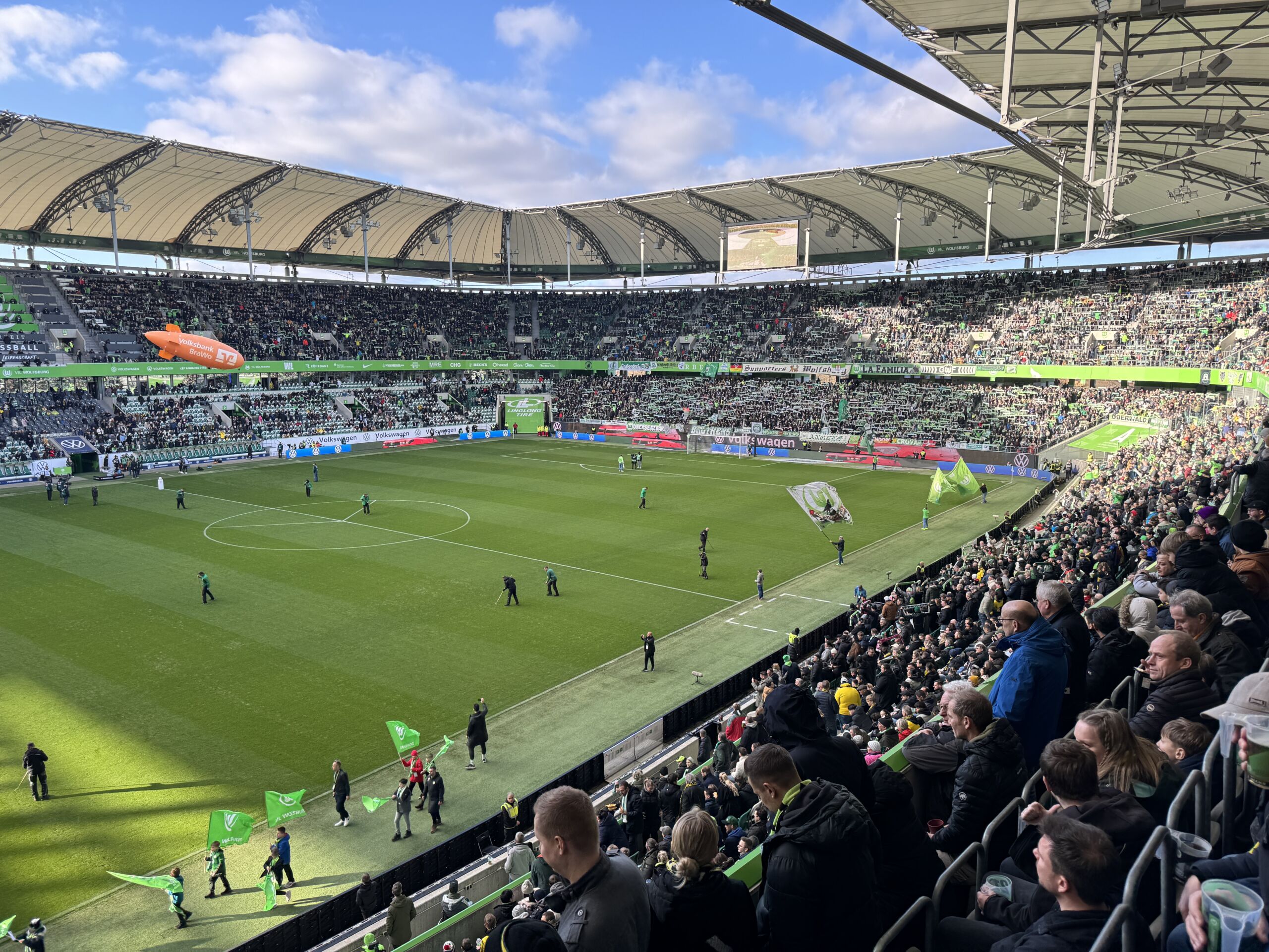 Fodboldrejser til Wolfsburg - billetter på langsiden