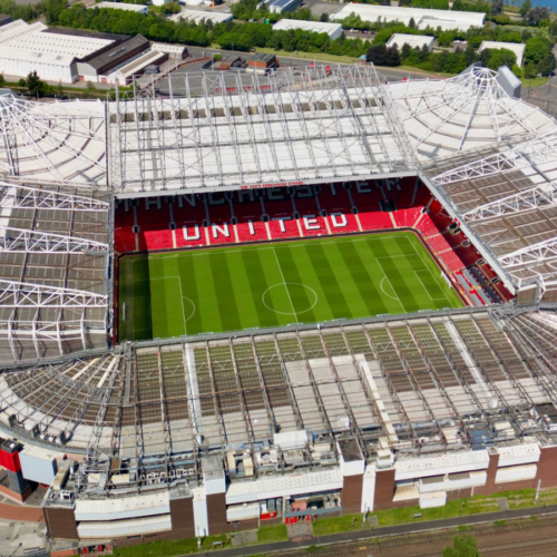 Fodboldrejser til Manchester United - Old Trafford fra oven