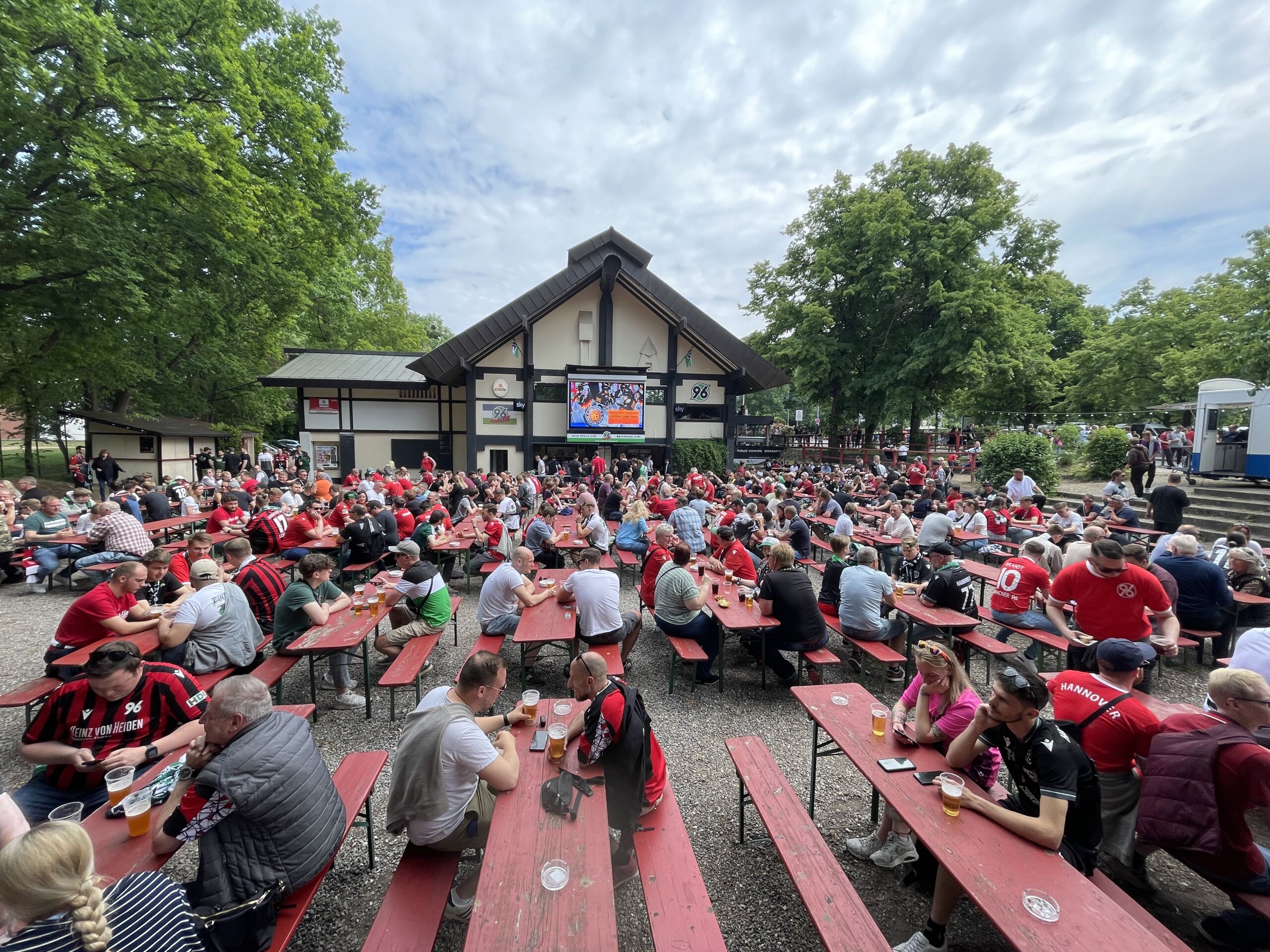 Biergarten i Hannonver